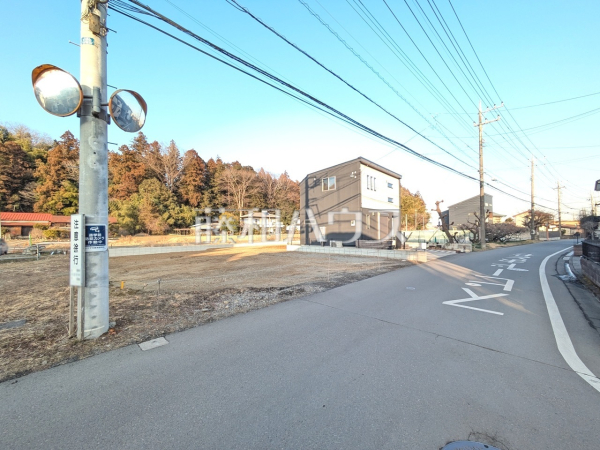 接道状況および現場風景　【八王子市西寺方町】