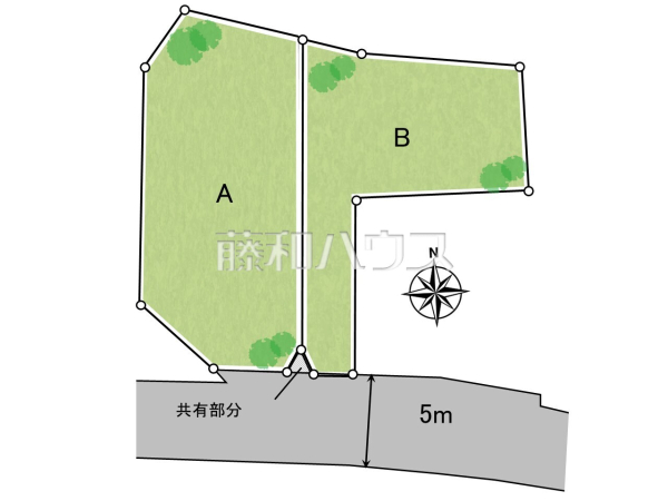 全体区画図　【八王子市西寺方町】