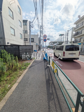 接道状況および現場風景　【板橋区赤塚６丁目】
