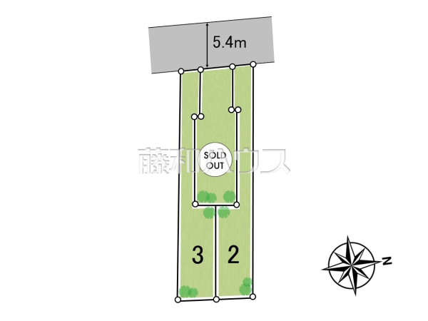 全体区画図　【板橋区常盤台１丁目】