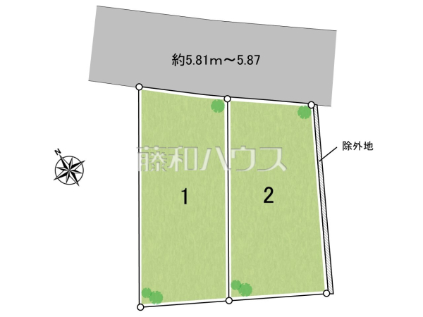全体区画図　【福岡市南区長住７丁目】