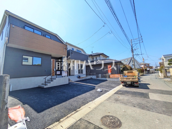 接道状況および現場風景　【福岡市南区長住７丁目】