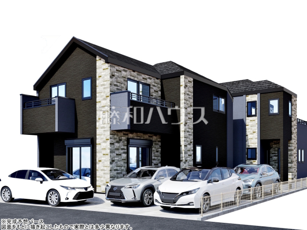 完成予想図（外観）　【東村山市青葉町３丁目】