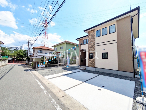 接道状況および現場風景　【福岡市博多区金の隈２丁目】