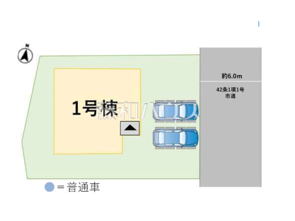 全体区画図　【福岡市博多区金の隈２丁目】