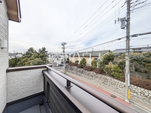 2号棟　北側バルコニー　【三鷹市中原２丁目】
