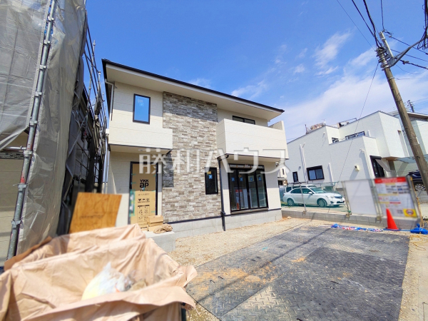 2号棟　外観/建物のプレゼンをさせて頂きますので、実際の完成イメージを思い描いて頂くことができます。お気軽にお問合せを。　【福岡市中央区輝国２丁目】