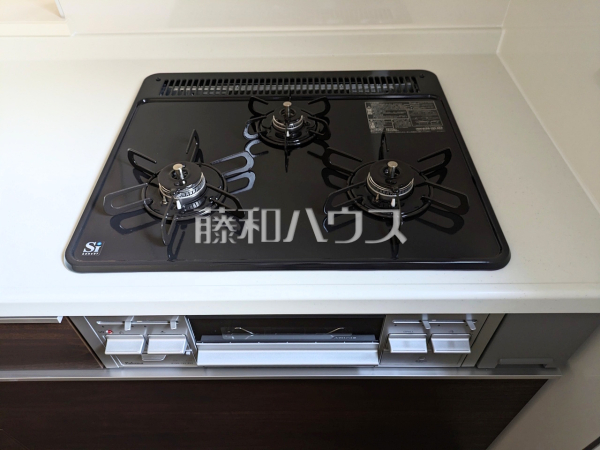 1号棟　キッチンコンロ・グリル　【福岡市早良区飯倉３丁目】