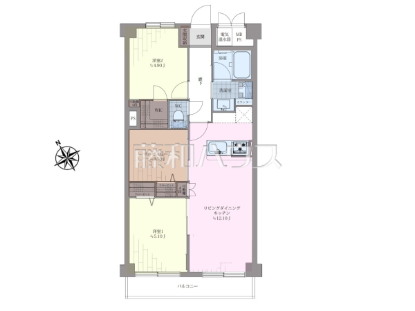 間取図　【シャンボール二子玉川園】