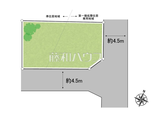 全体区画図　【西東京市下保谷１丁目】