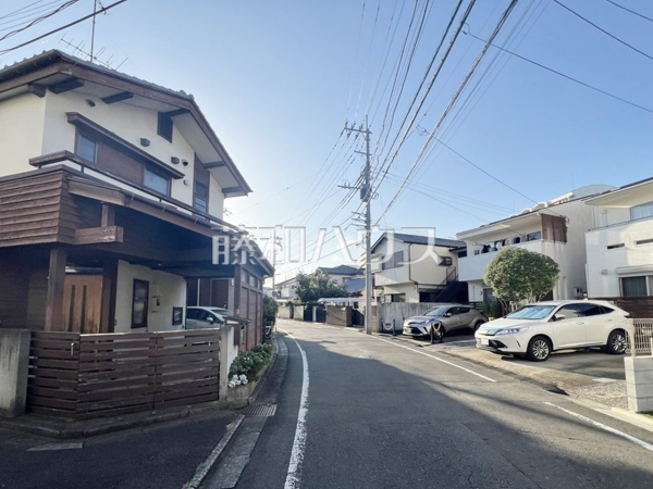 接道状況および現場風景　【所沢市緑町４丁目】