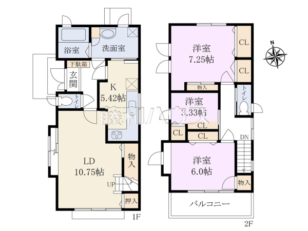 間取図　【西東京市中町５丁目】