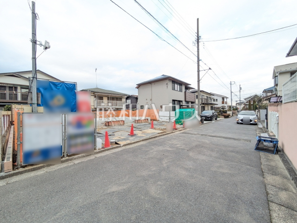 接道状況および現場風景　【八王子市北野台１丁目】