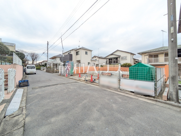 接道状況および現場風景　【八王子市北野台１丁目】