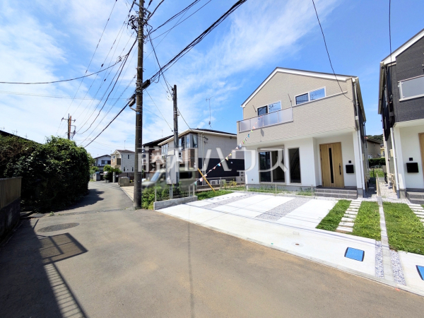 接道状況および現場風景 【八王子市東中野】 接道状況および現場風景 【八王子市東中野】