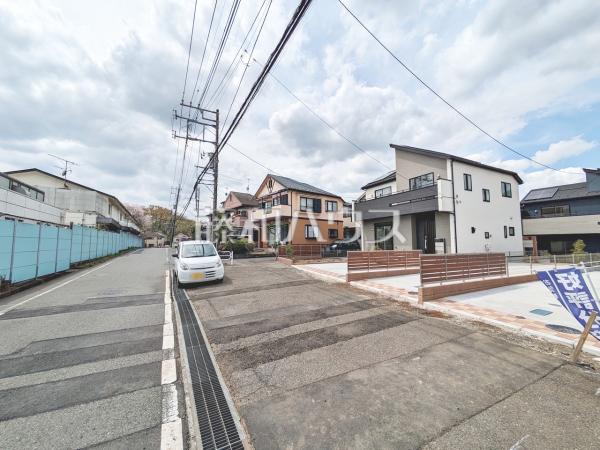 接道状況および現場風景　【八王子市石川町】