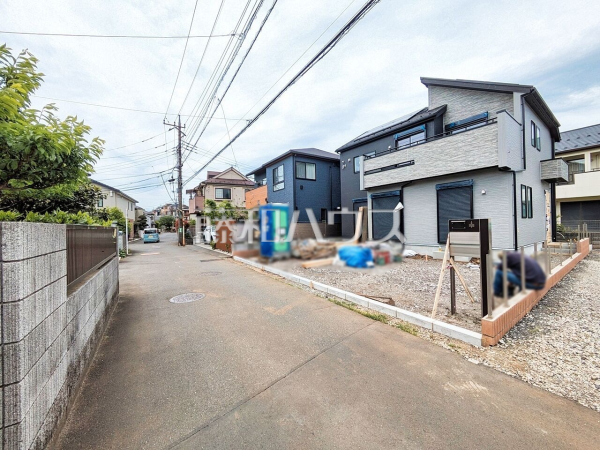 接道状況および現場風景　【東村山市秋津町３丁目】