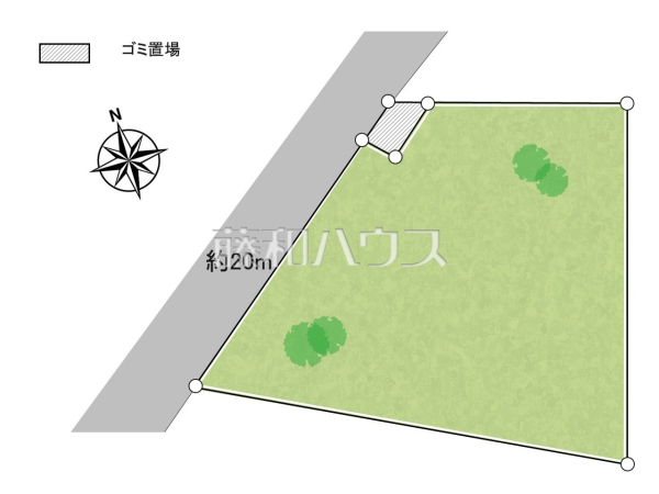 全体区画図　【新座市栄２丁目】