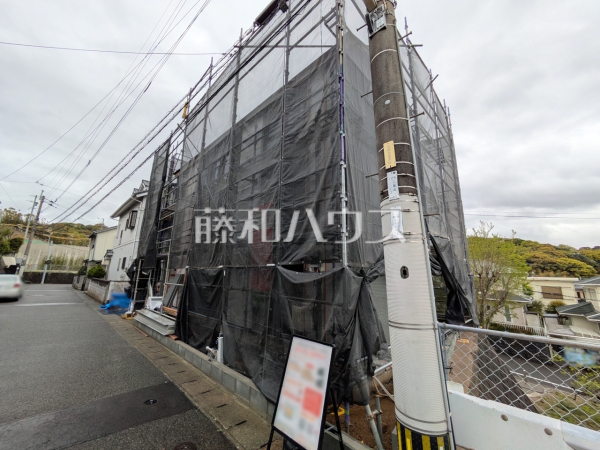 接道状況および現場風景　【福岡市東区香椎３丁目】