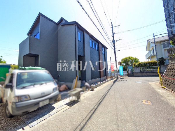 接道状況および現場風景　【福岡市東区香椎３丁目】