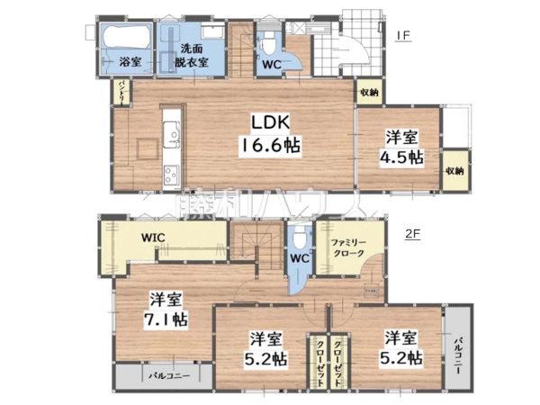 間取図　【福岡市東区香椎３丁目】