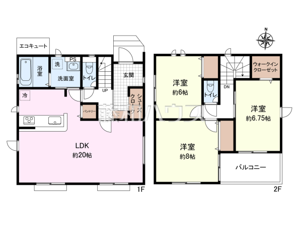間取図　【朝霞市浜崎４丁目】