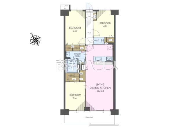 間取図　【モアコート志木】