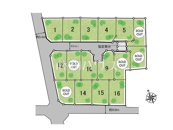 全体区画図　【西東京市泉町３丁目】