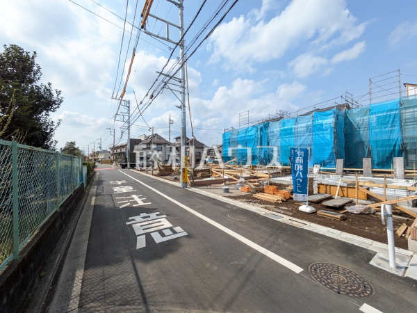 接道状況および現場風景　【西東京市泉町３丁目】