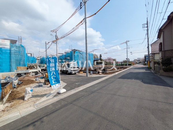 接道状況および現場風景　【西東京市泉町３丁目】