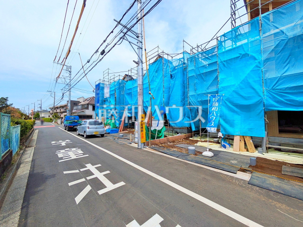 接道状況および現場風景　【西東京市泉町３丁目】