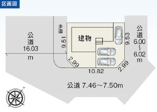 全体区画図　【小牧市城山５丁目】
