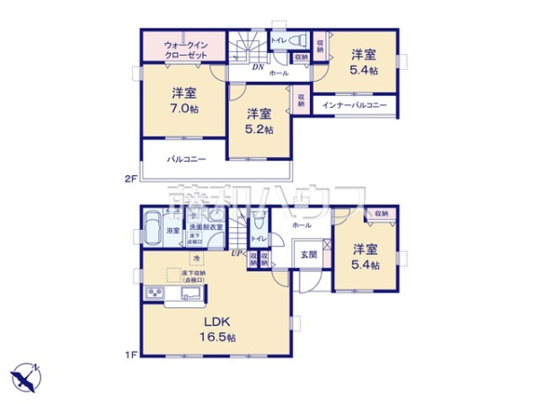 間取図　【小牧市城山５丁目】