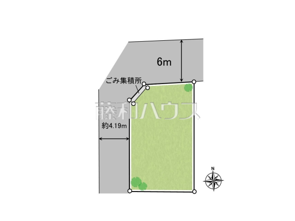 全体区画図　【所沢市大字北秋津】