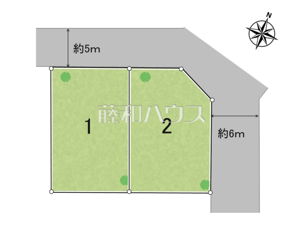 全体区画図　【八王子市絹ケ丘２丁目】