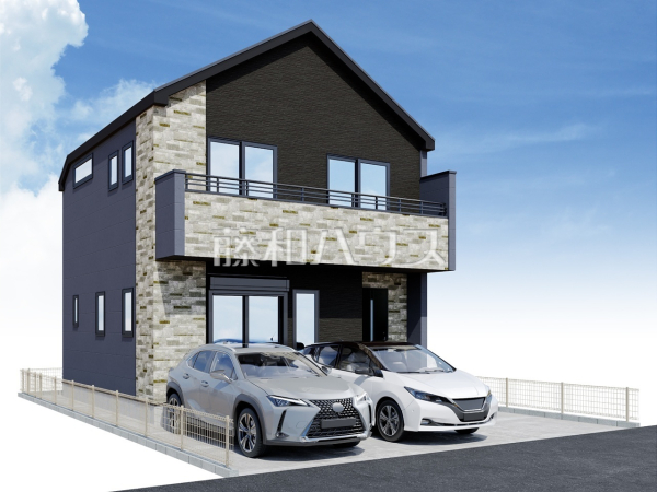 完成予想図（外観）　【所沢市大字下安松】ぜひ実物をご覧いただきたく思います。喜んでご案内いたしますのでお気軽にお問合せ下さい。