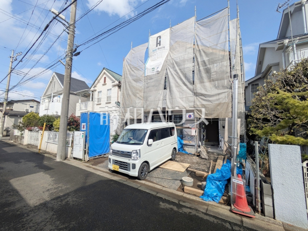 接道状況および現場風景　【所沢市大字下安松】