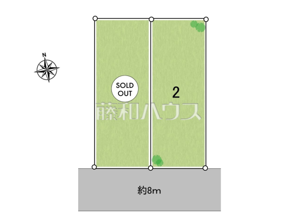全体区画図　【国立市富士見台３丁目】