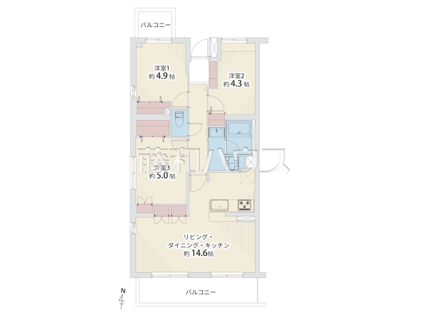 間取図　【エル・ステージ田無】