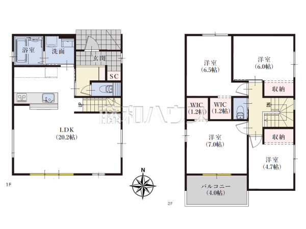 間取図　【名古屋市北区六が池町】