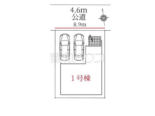全体区画図　【北名古屋市能田蓮池】