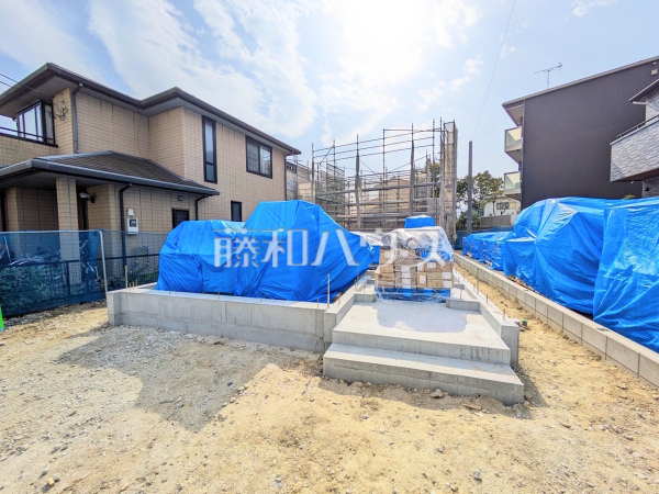 2号棟　外観/建物のプレゼンをさせて頂きますので、実際の完成イメージを思い描いて頂くことができます。お気軽にお問合せを。　【福岡市南区老司１丁目】