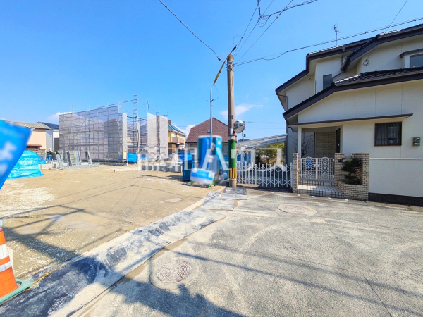 接道状況および現場風景　【福岡市南区鶴田４丁目】