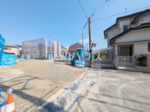 接道状況および現場風景　【福岡市南区鶴田４丁目】