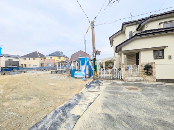 接道状況および現場風景　【福岡市南区鶴田４丁目】