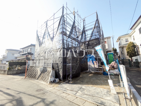 接道状況および現場風景　【福岡市東区青葉７丁目】