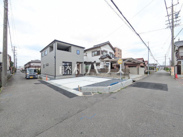 接道状況および現場風景　【北名古屋市高田寺出口】
