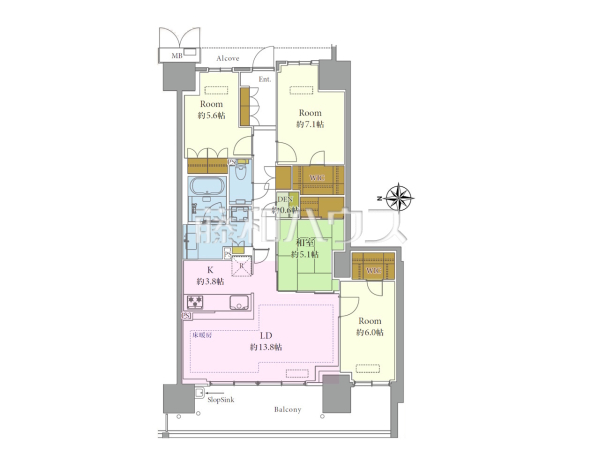 間取図　【ジオ多摩センター】