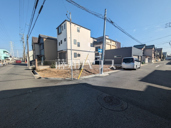 接道状況および現場風景　【春日井市瑞穂通７丁目】