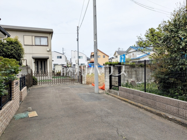接道状況および現場風景　【小金井市中町４丁目】
